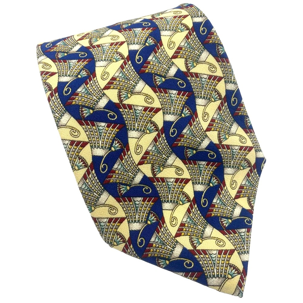 Men's Necktie The Metropolitan Museum Of Art Art Deco Nouveau‎ fan 100% SILK